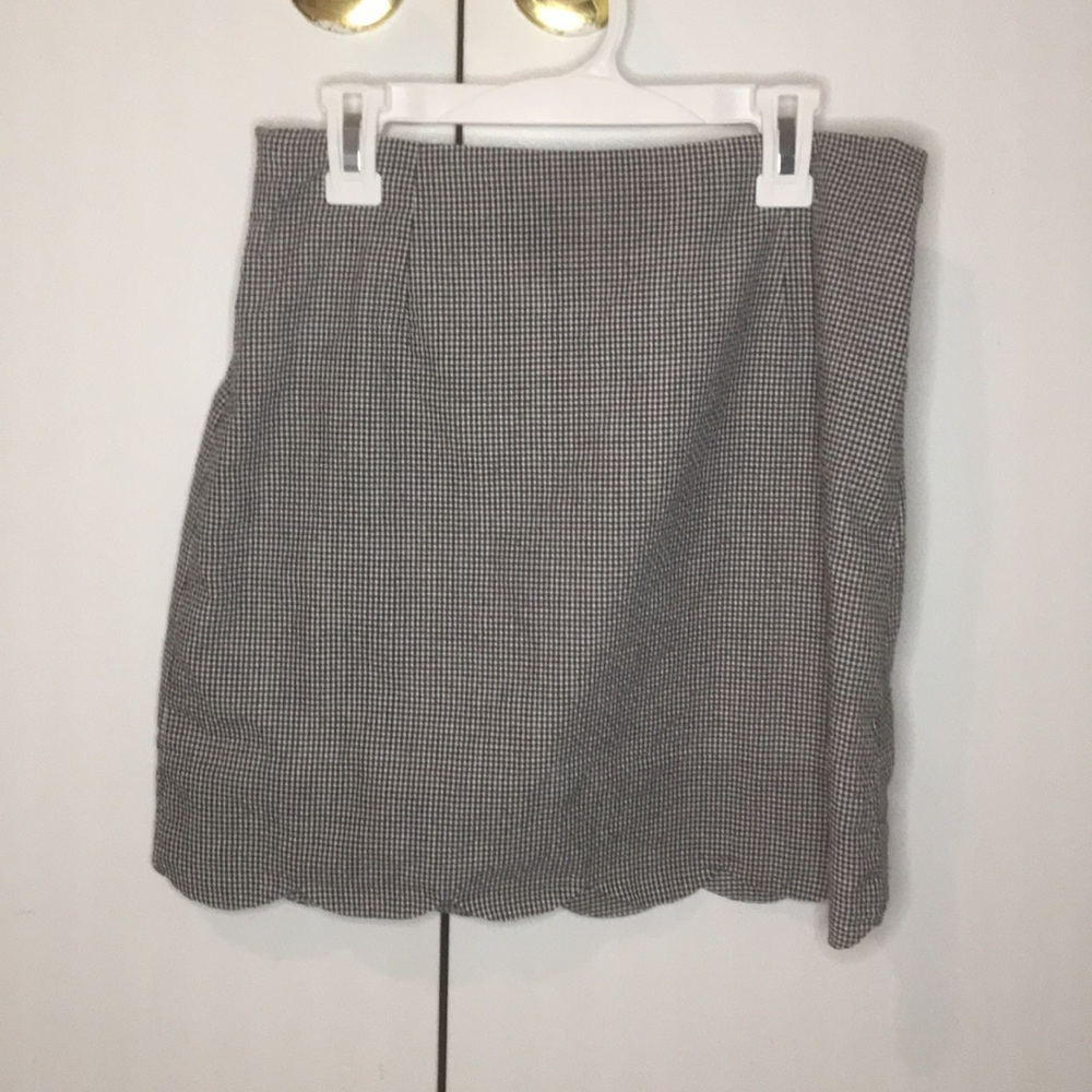 Checkered Mini Skirt